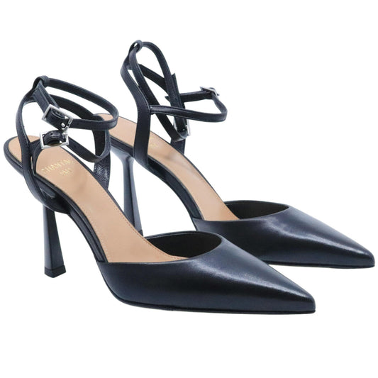 Slingback donna Chantal 1967 in pelle nera