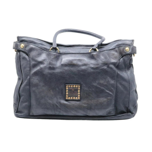 Borsa shopping Campomaggi C040740 in pelle grigia