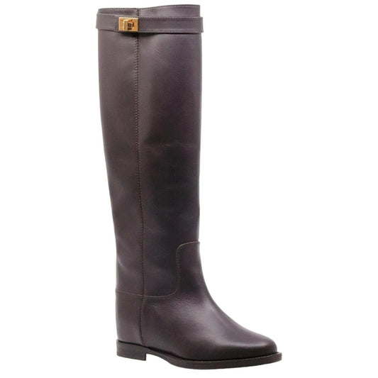 Via Roma 15 3807 Santa Monica stivale donna in pelle testa di moro Made in Italy