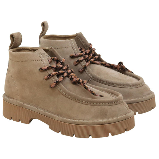 Polacchino uomo Panchic P99 in camoscio color noce