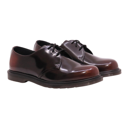 Dr Martens Mayfare 42864600 scarpa uomo in pelle rub-off rosso ciliegia
