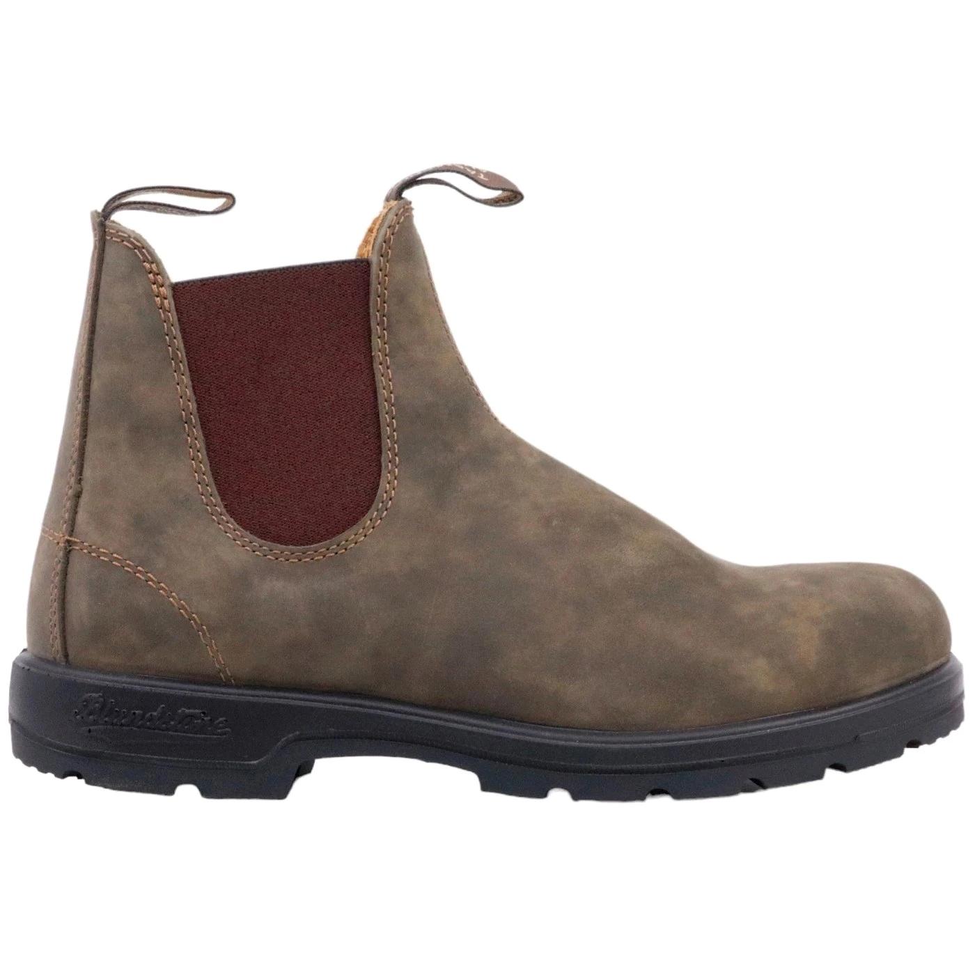 Blundstone 585 chelsea boot unisex in pelle marrone