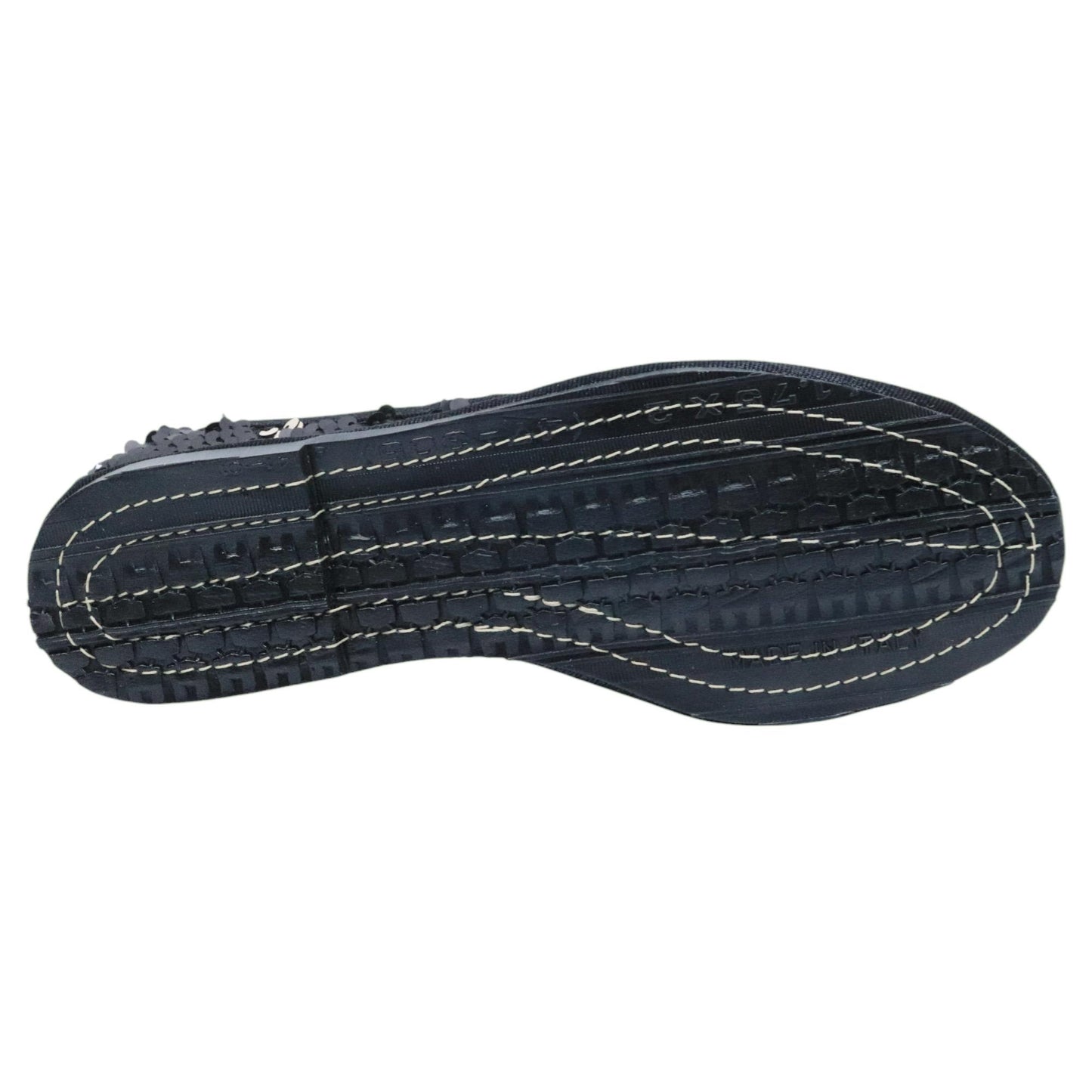 Scarpa Friulana donna Jaffè 125 in paillettes nero