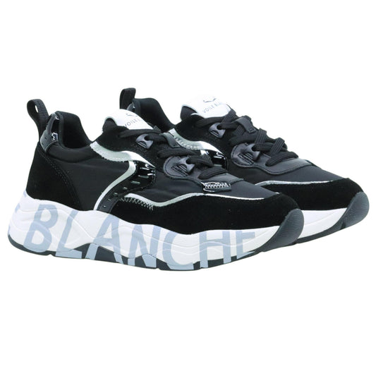 Voile Blanche Club 105 Sneaker donna in camoscio nero