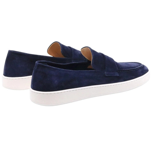 Mocassino uomo Rossano Bisconti 750 in camoscio blu