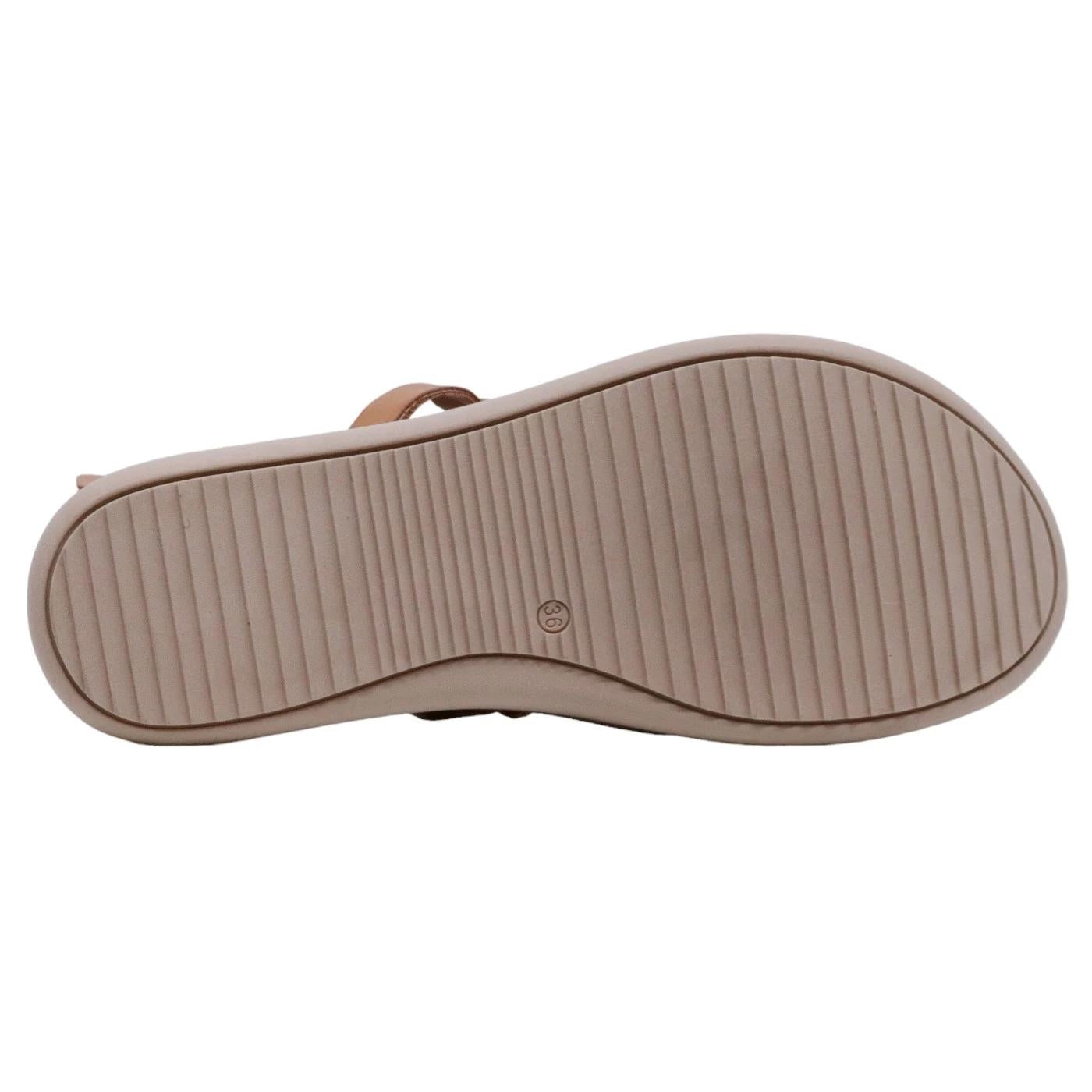 Sandalo zeppa Mjus T18014 in pelle cuoio