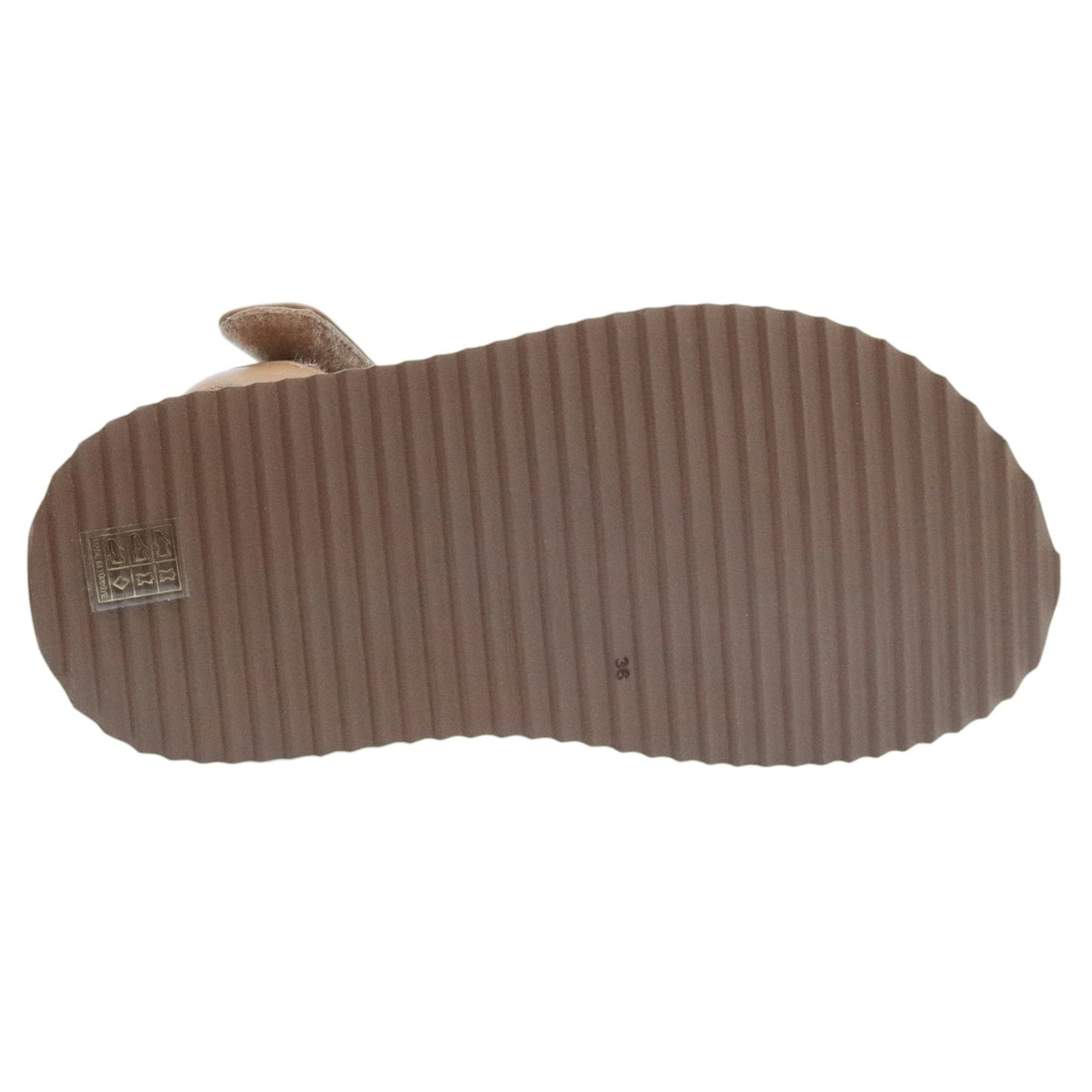 Sandalo donna Elena Iachi T99 in pelle camel