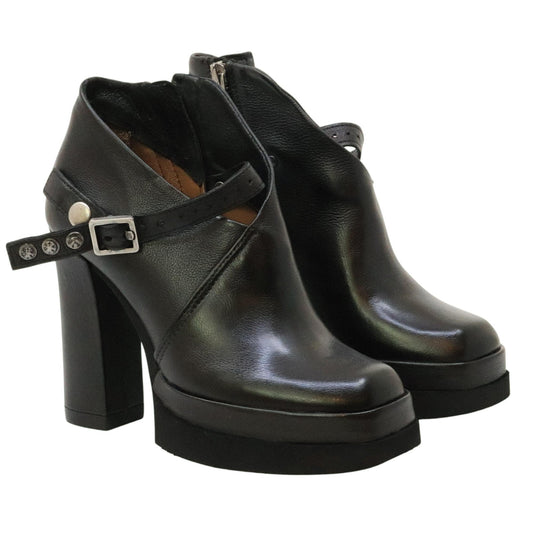 AS98 A53125 scarpa donna in pelle nera