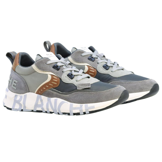 Voile Blanche Club 01 Sneaker uomo in camoscio atracite