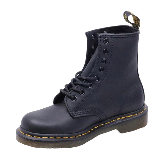 Dr. Martens 1460 Greasy anfibio unisex in pelle morbida nera