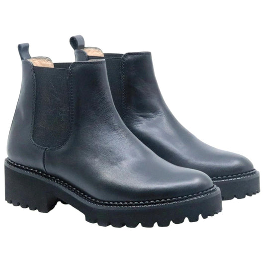 Le Briella Z760 chelsea donna in pelle nera.