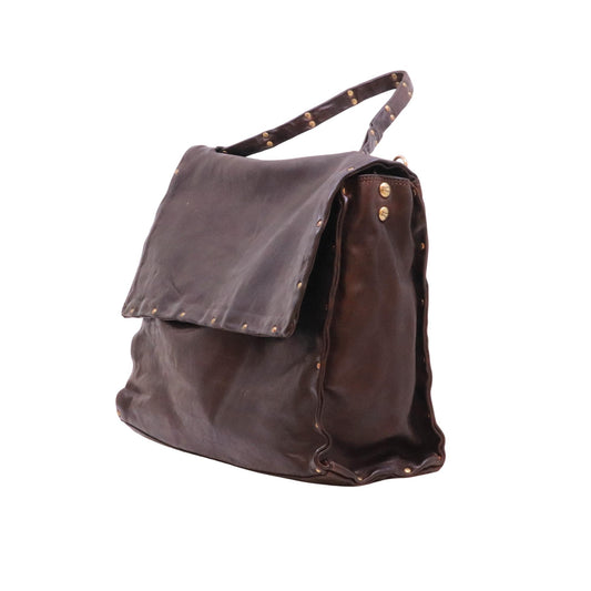 Campomaggi Zelda C044870 monospalla in pelle moro