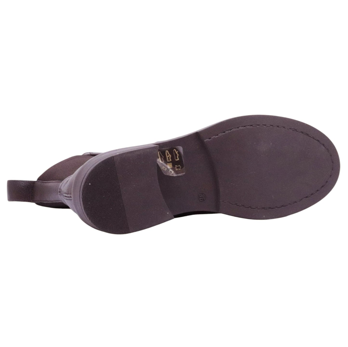 MJUS T81223 Fatima chelsea boot donna in pelle marrone moka