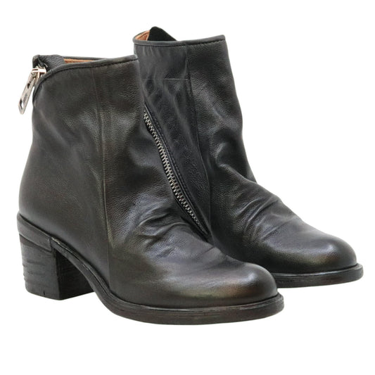 AS98 Jase A24208 stivaletto donna in pelle nera