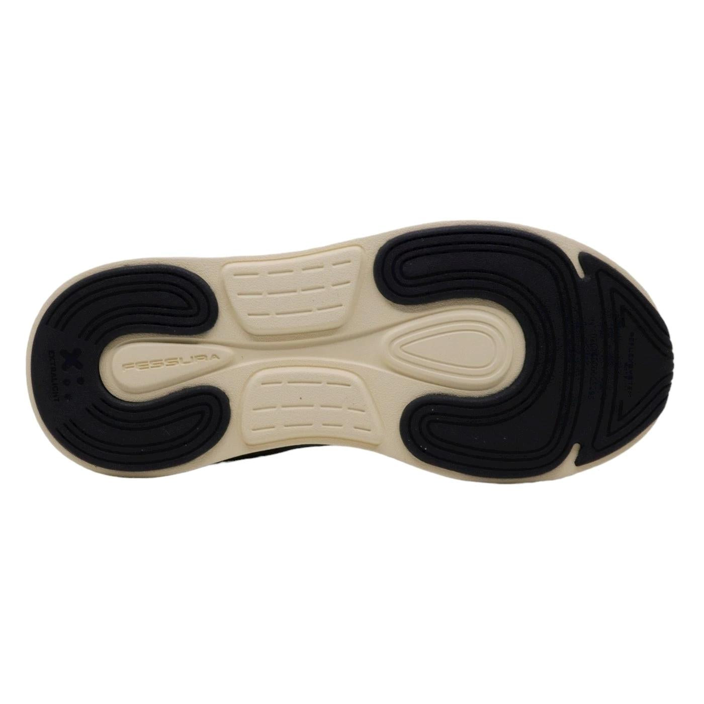 Sneaker donna Fessura Runflex #02 in nabuk sabbia e ice