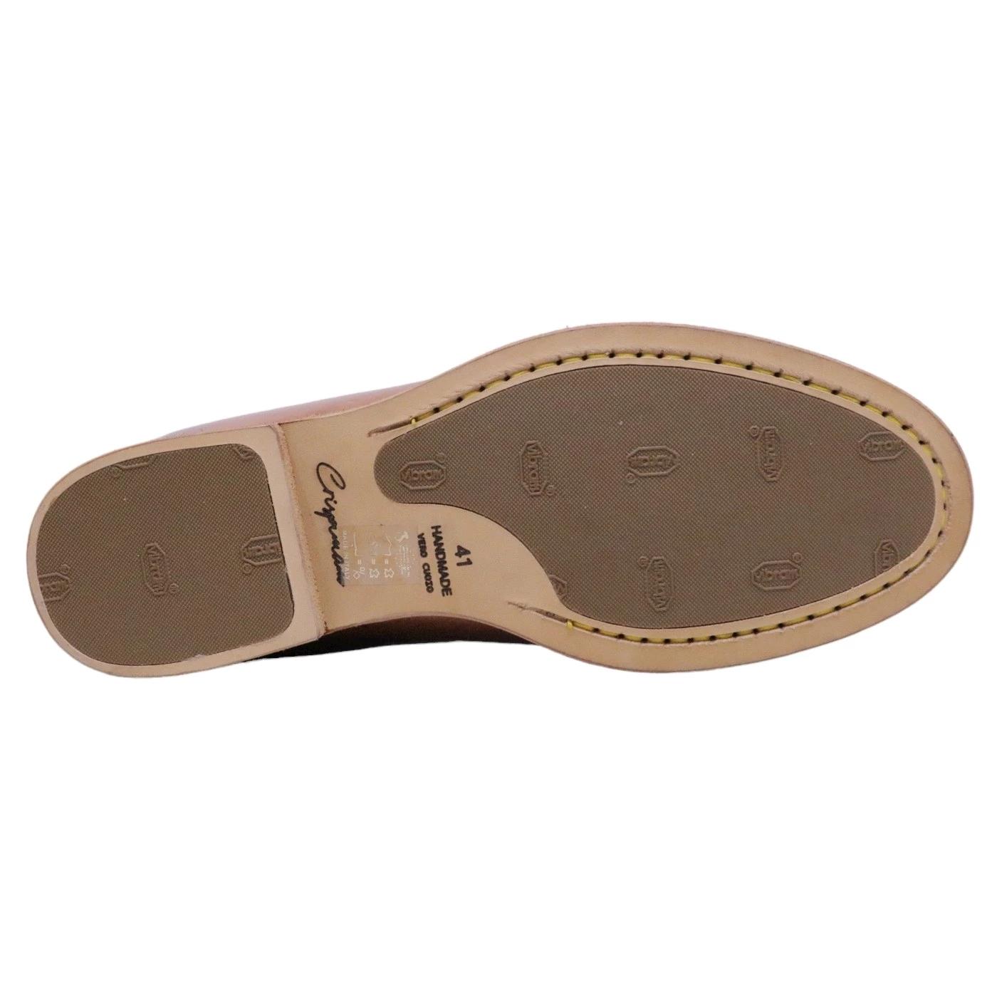 Scarpa Derby uomo Crispiniano 490 in pelle cuoio