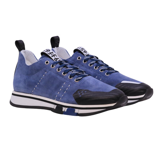 F65 Fabi FU1436X Sensory Ceruleo sneaker uomo in camoscio