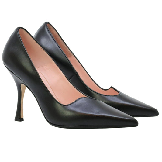 Anna F 1905 décolleté donna in pelle nera