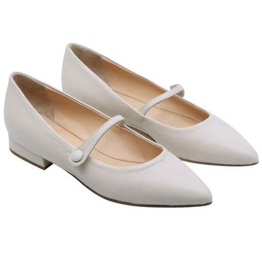 Ballerina donna Le Briella Z917 in pelle beige