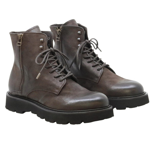 Pawelk's 25403 stivaletto uomo pelle caffè