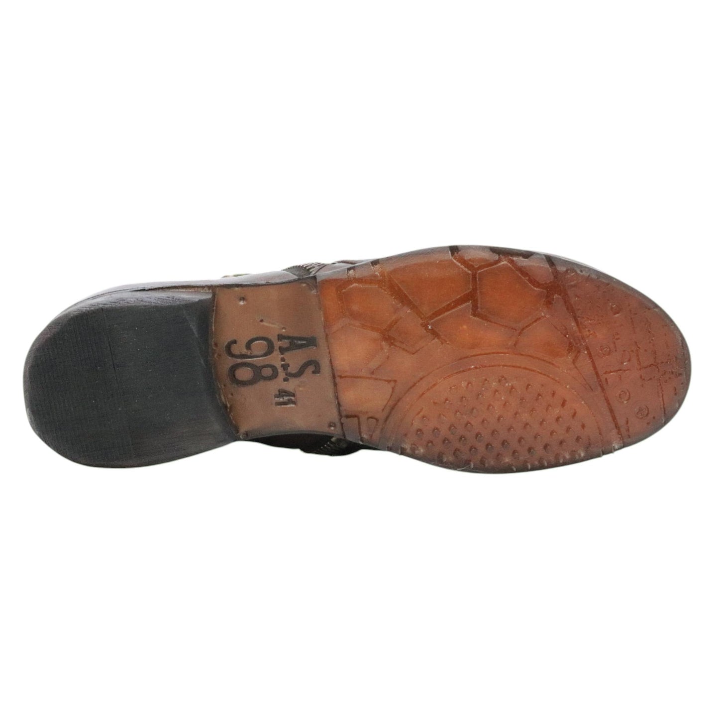 AS98 401216 Clash stivaletto donna in pelle marrone