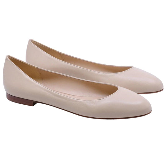 Ballerina Fabio Rusconi da donna in morbida pelle di colore sabbia