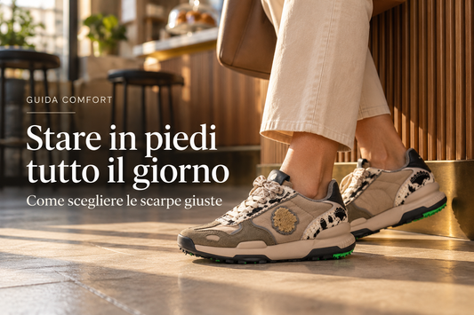 Scarpe comode per stare in piedi tutto il giorno: come scegliere quelle giuste