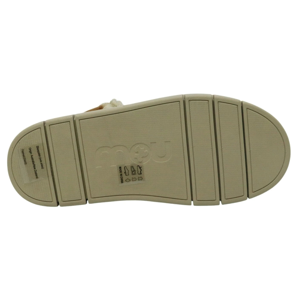 Mou Eskimo Bounce sneaker stivaletto donna in montone cognac<BR/> 