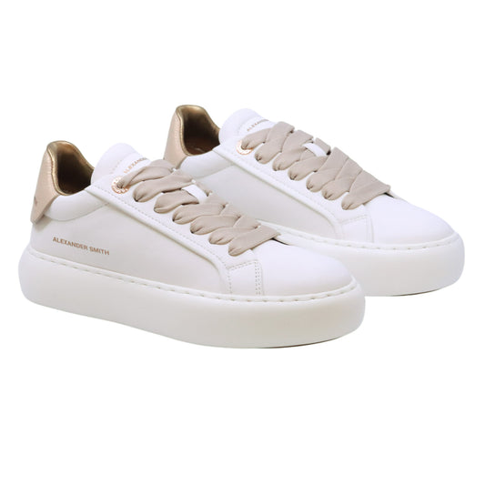 Alexander Smith Soho sneaker donna in pelle bianca 