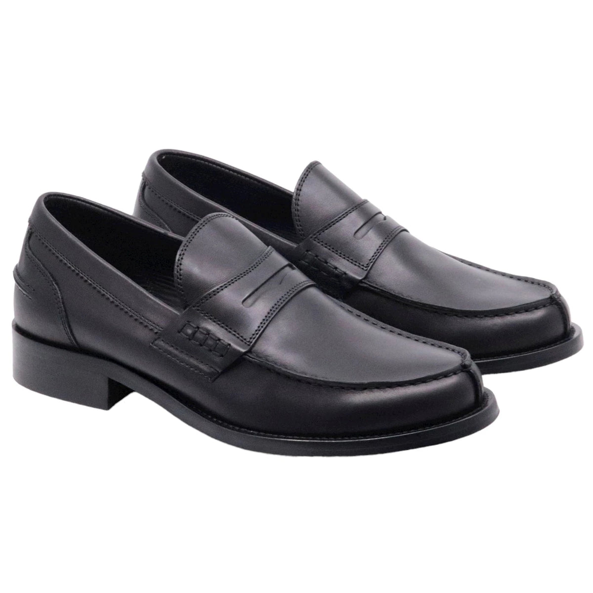 Antica Cuoieria 14566 Zurigo Nero mocassino uomo in pelle nera Made in Italy 