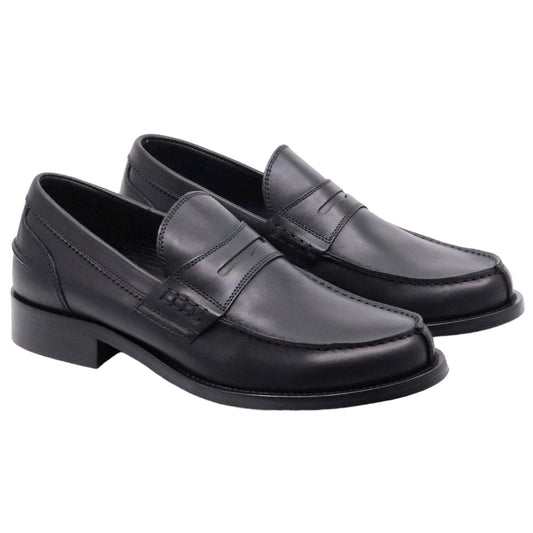 Antica Cuoieria 14566 Zurigo Nero mocassino uomo in pelle nera Made in Italy 