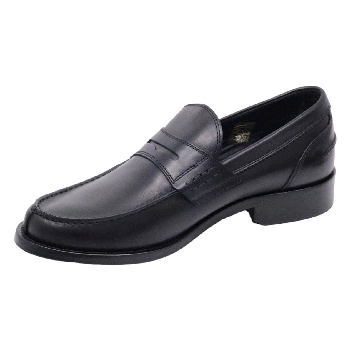 Antica Cuoieria 14566 Zurigo Nero mocassino uomo in pelle nera Made in Italy 