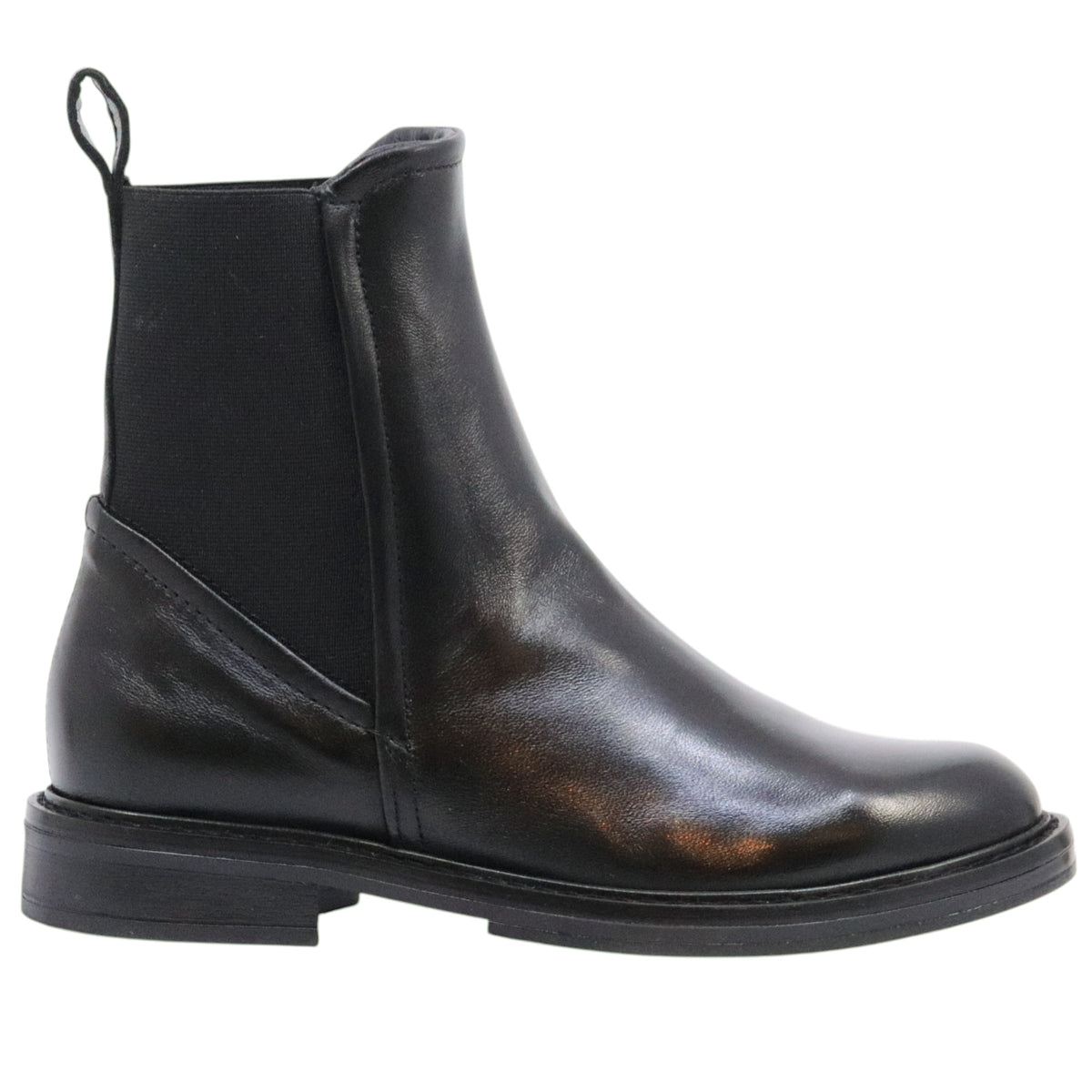 MJUS T81223 Fatima chelsea boot donna in pelle nera 