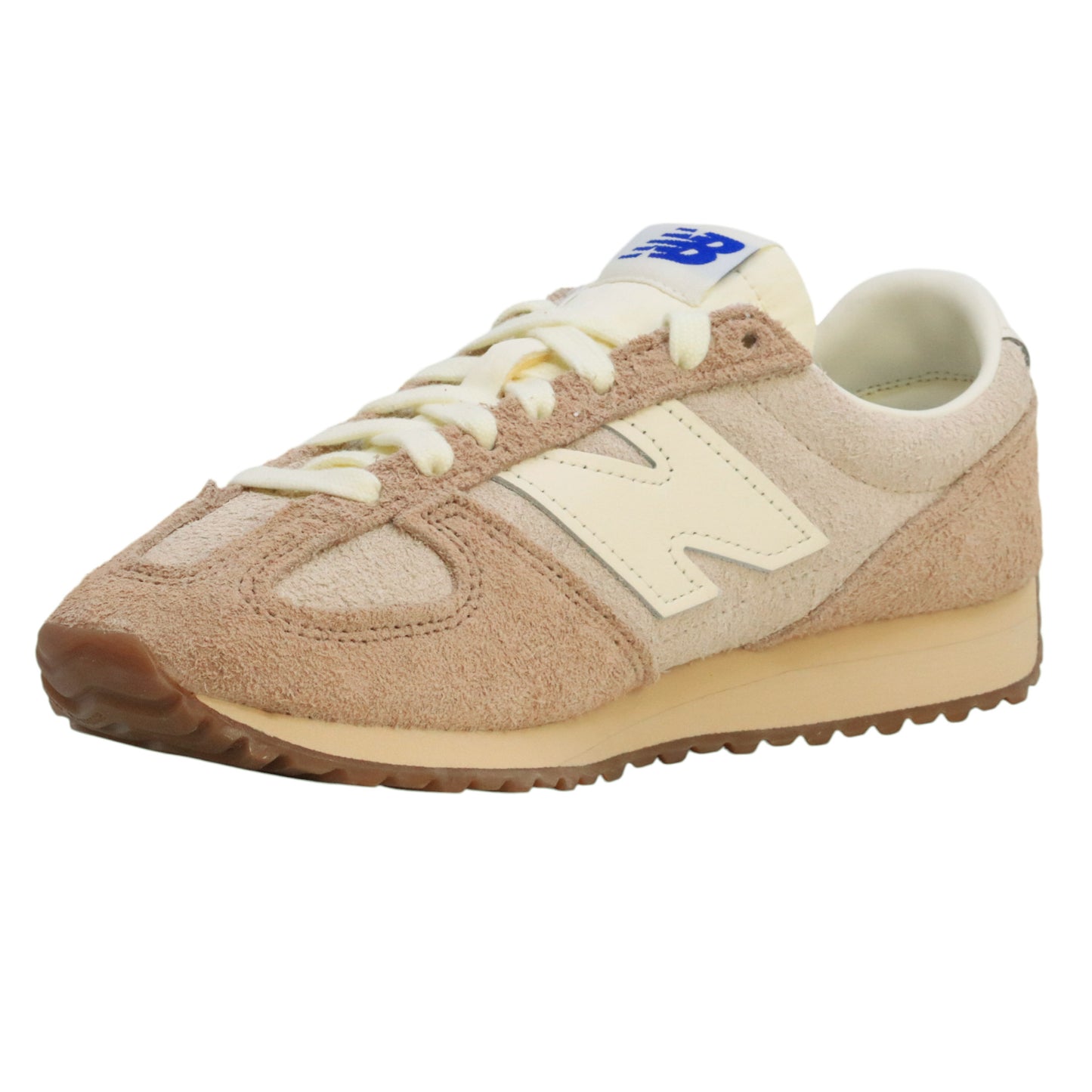 New Balance U 471 sneaker uomo in camoscio hairy suede bisque 