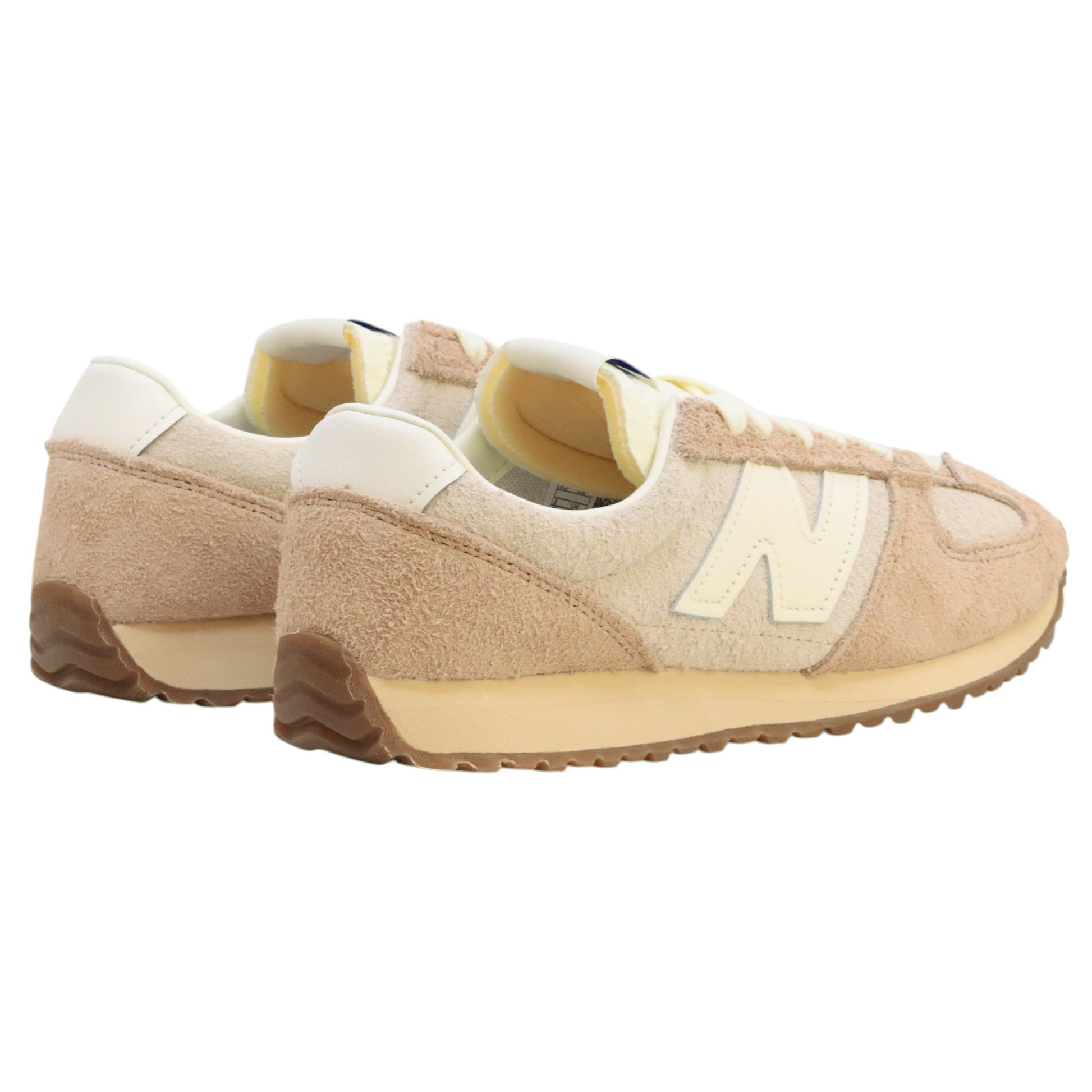 New Balance U 471 sneaker uomo in camoscio hairy suede bisque 