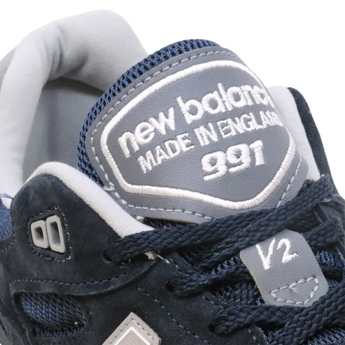 New Balance 991 V2 sneaker unisex in tessuto e camoscio blu 
