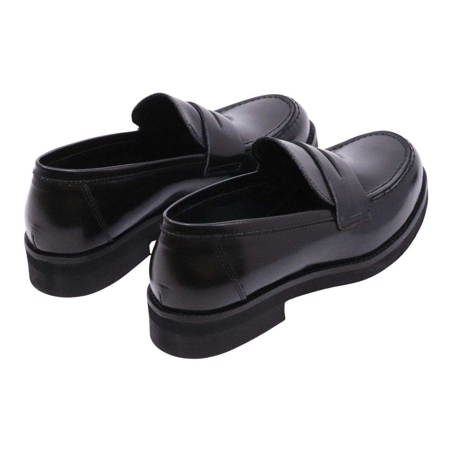 Ranyé 250 Abrasivato Nero mocassino donna in pelle spazzolata nera Made in Italy 
