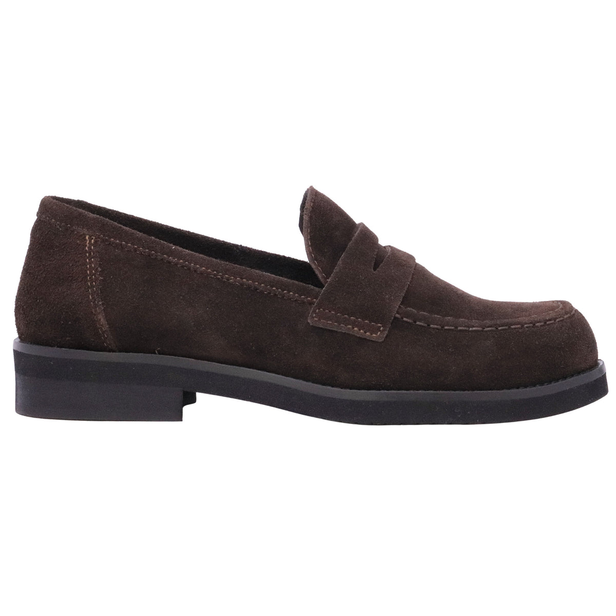 Ranyé 250 mocassino donna in camoscio marrone Made in Italy 