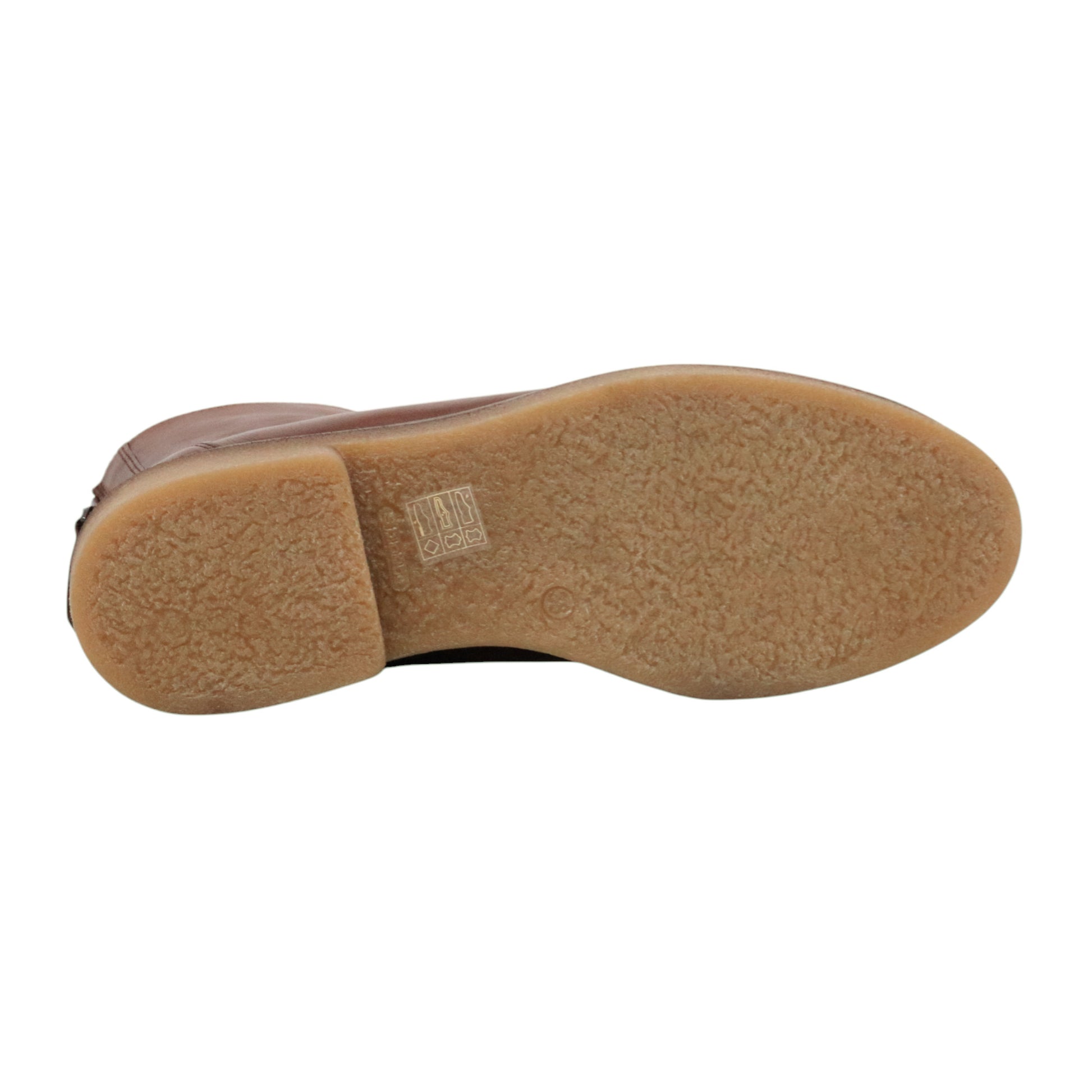Triver Flight 775 02 stivaletto donna in pelle marrone con zip posteriore 