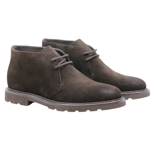 Triver Flight 798 polacchino uomo in suede marrone<BR/> 
