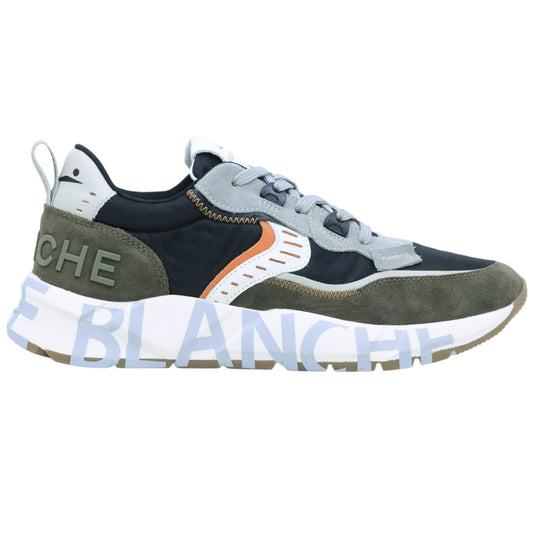 Voile Blanche Club 01 Sneaker uomo in camoscio verde 