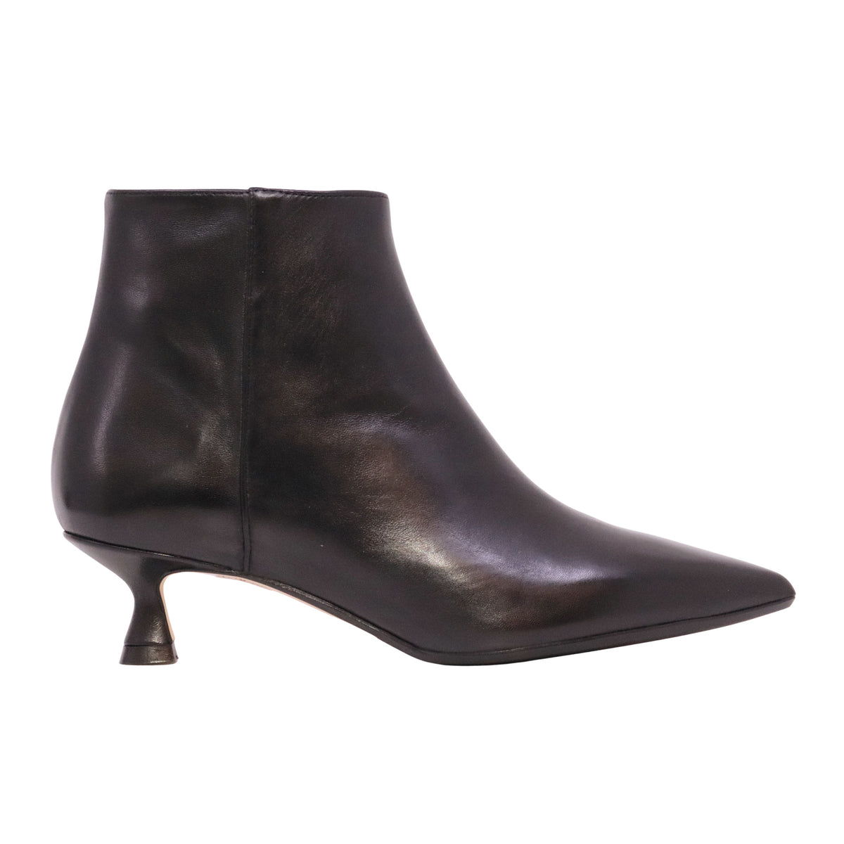 Anna F. 8017 Nappa Nero stivaletto tronchetto donna in pelle nera 