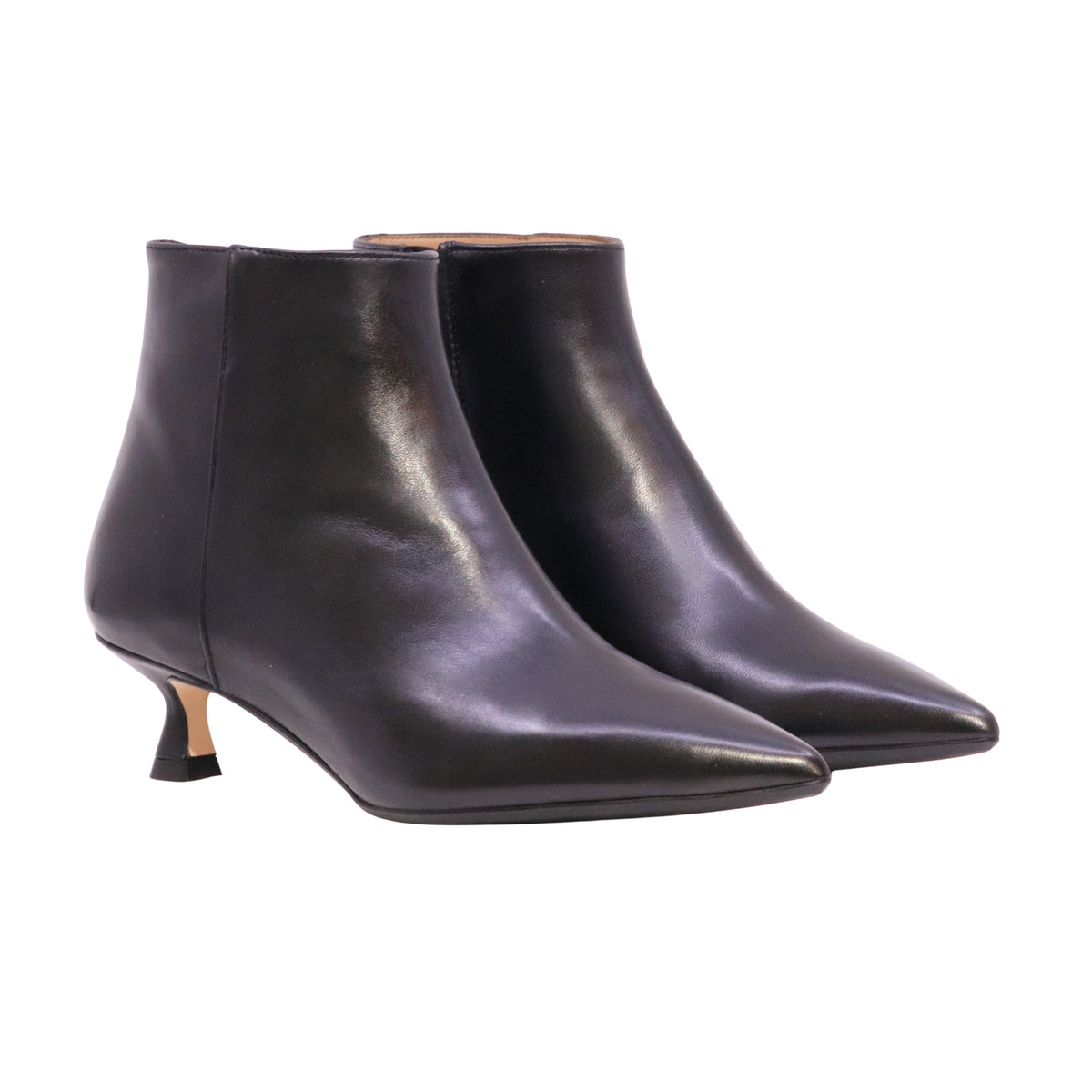 Anna F. 8017 Nappa Nero stivaletto tronchetto donna in pelle nera 