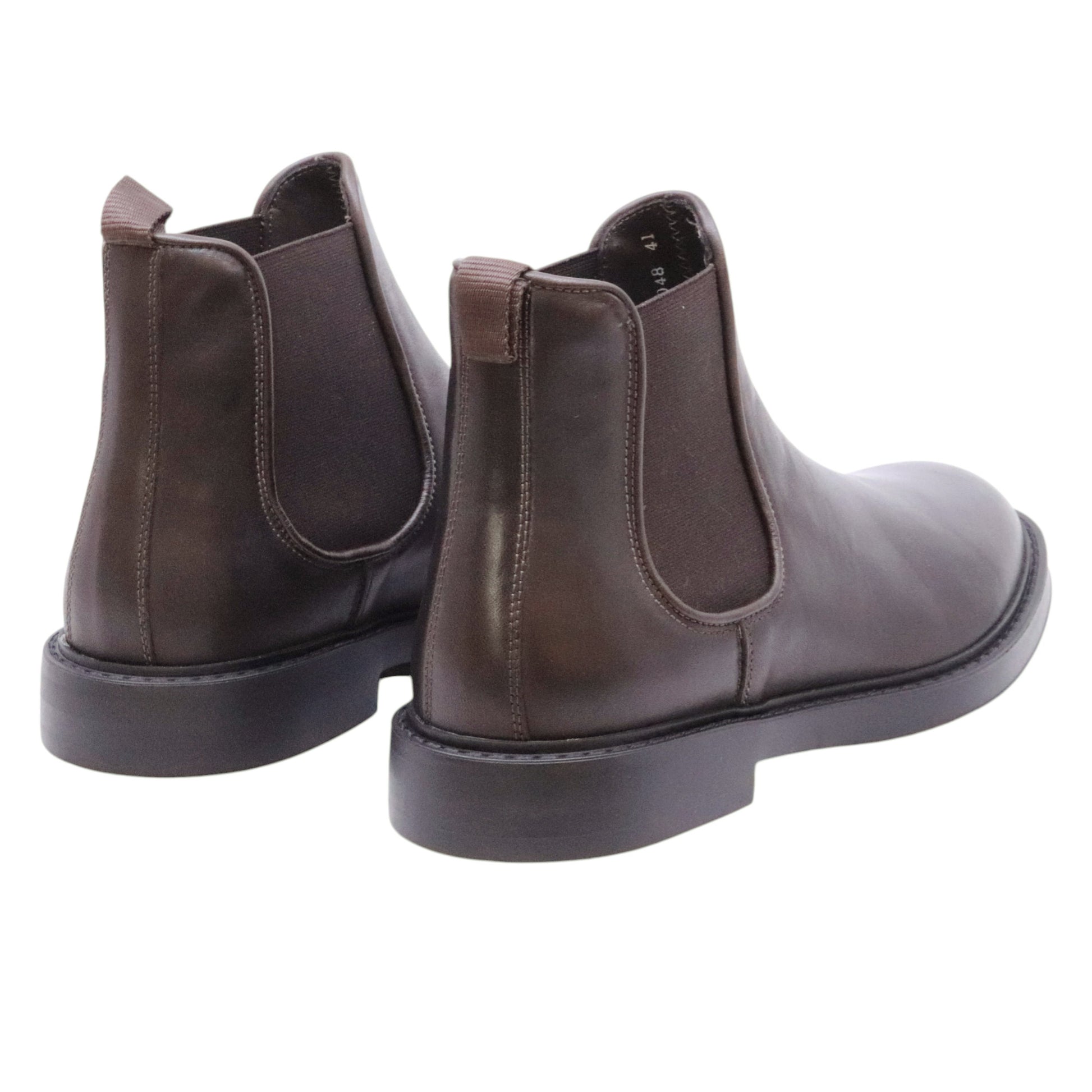 Antica Cuoieria 23048 Panama Testa di Moro Chelsea Boot uomo in pelle Made in Italy 