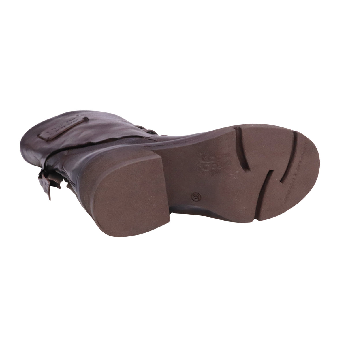 A.S.98 Eden A89229 Ebano stivaletto donna in pelle marrone 
