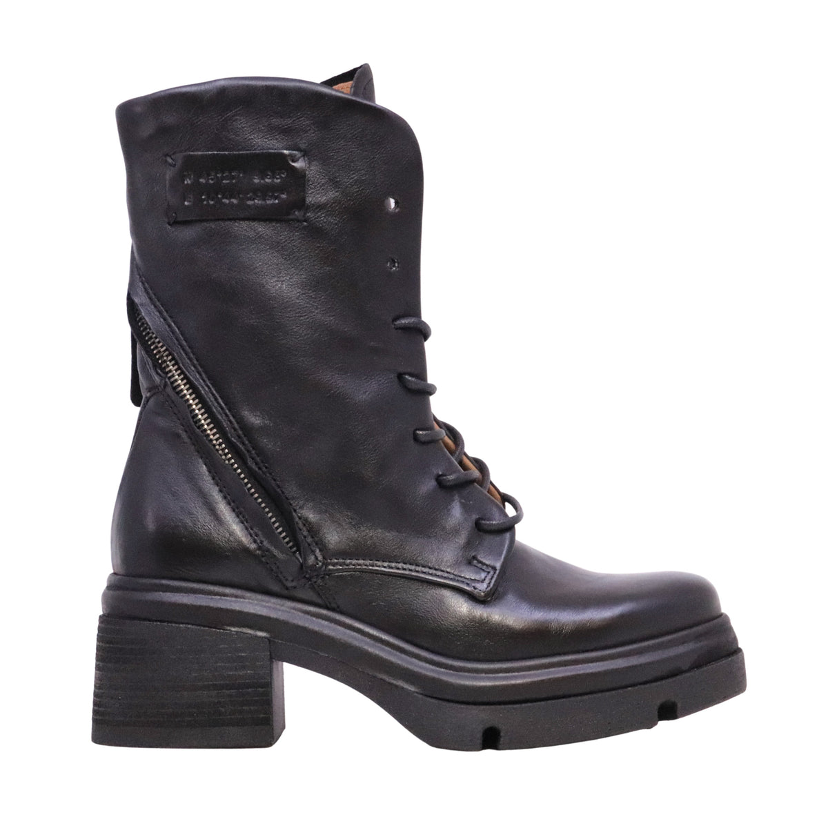 A.S.98 Eden A89229 Nero stivaletto donna in pelle nera 