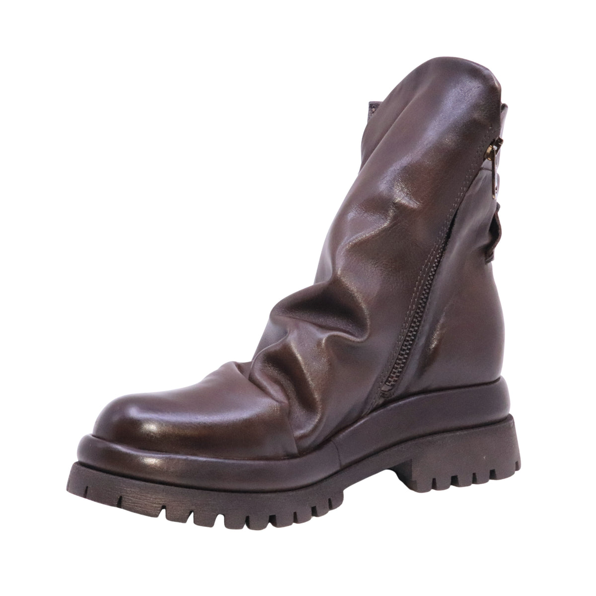A.S.98 Deirdre B51240 Ebano stivaletto donna in pelle marrone 