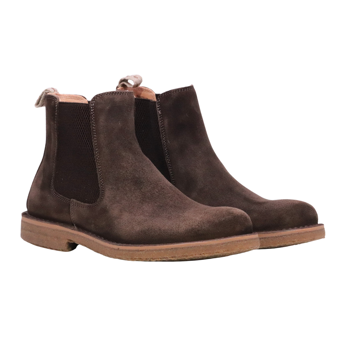 Astorflex Bitflex 2 480 stivaletto Chelsea uomo in camoscio marrone Dark Chestnut Made in Italy 