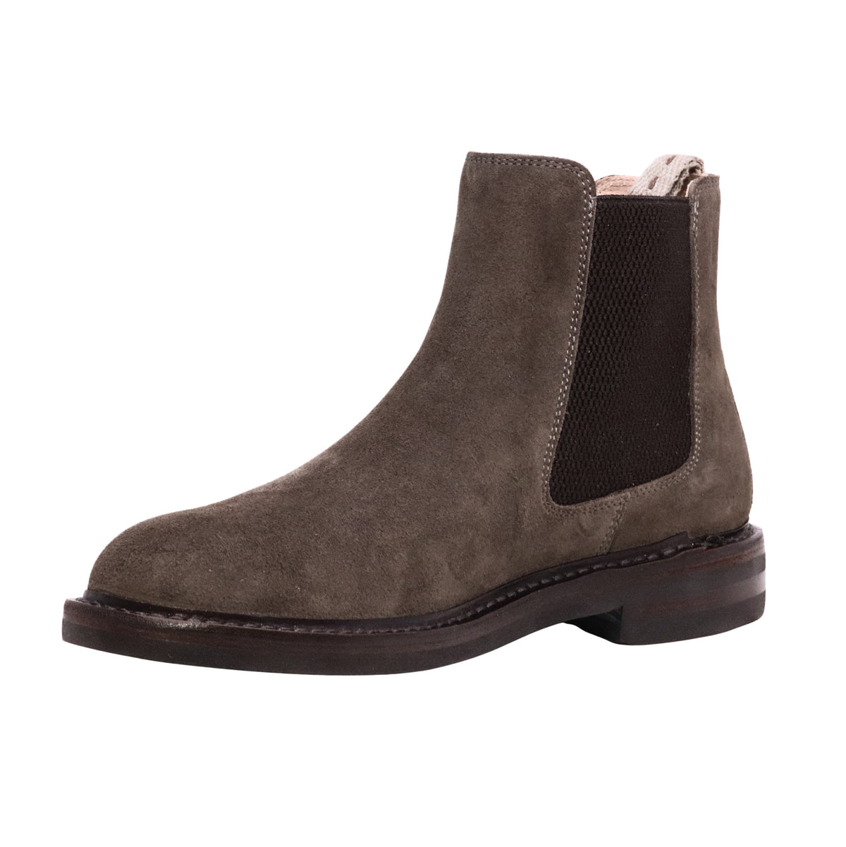 Astorflex Kudoflex 648 stivaletto Chelsea uomo in camoscio Fumo Made in Italy 