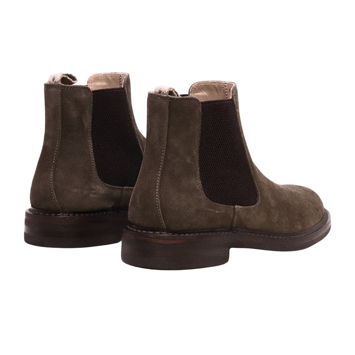 Astorflex Kudoflex 648 stivaletto Chelsea uomo in camoscio Fumo Made in Italy 